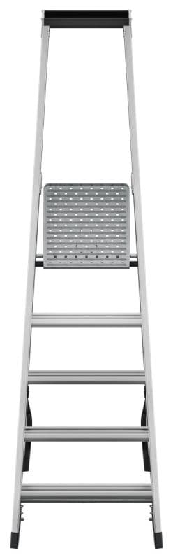 Стремянка с колесами и рабочей площадкой Hailo Master P80 5 ступеней