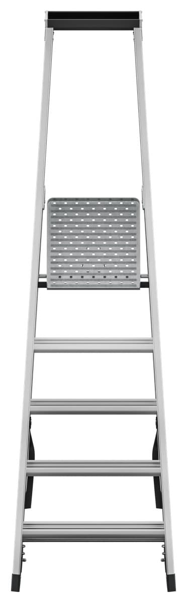 Стремянка с колесами и рабочей площадкой Hailo Master P80 5 ступеней