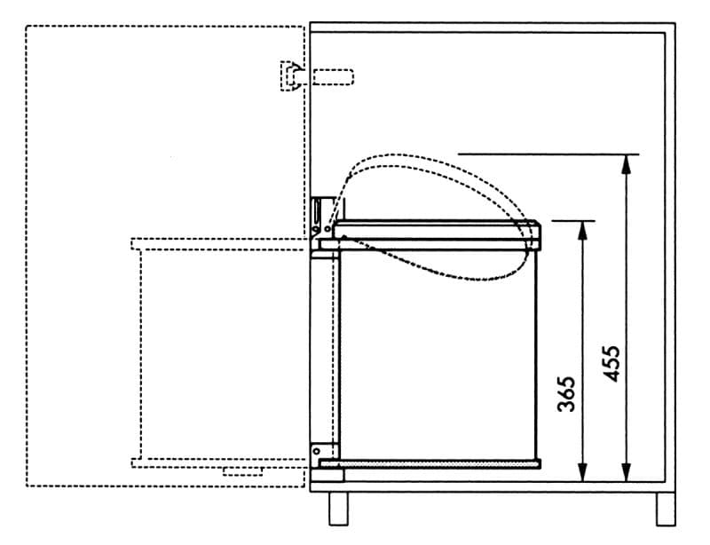 Встраиваемое мусорное ведро Hailo Compact-Box M 15л