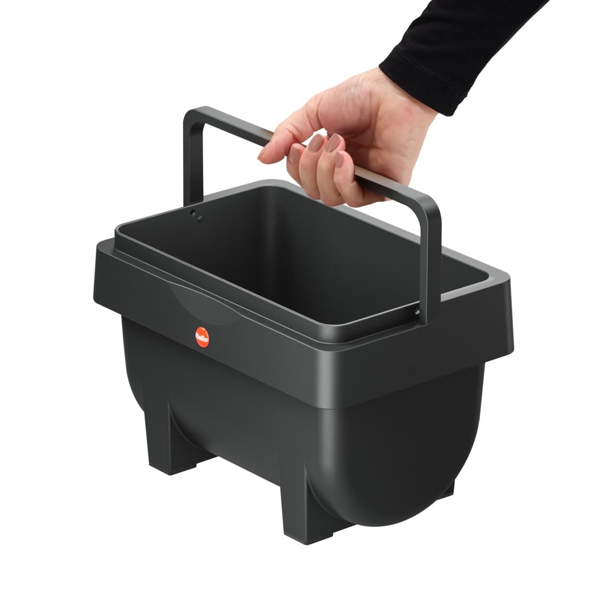 Контейнер для пищевых отходов Hailo ÖkoMini S 4 л, чёрный