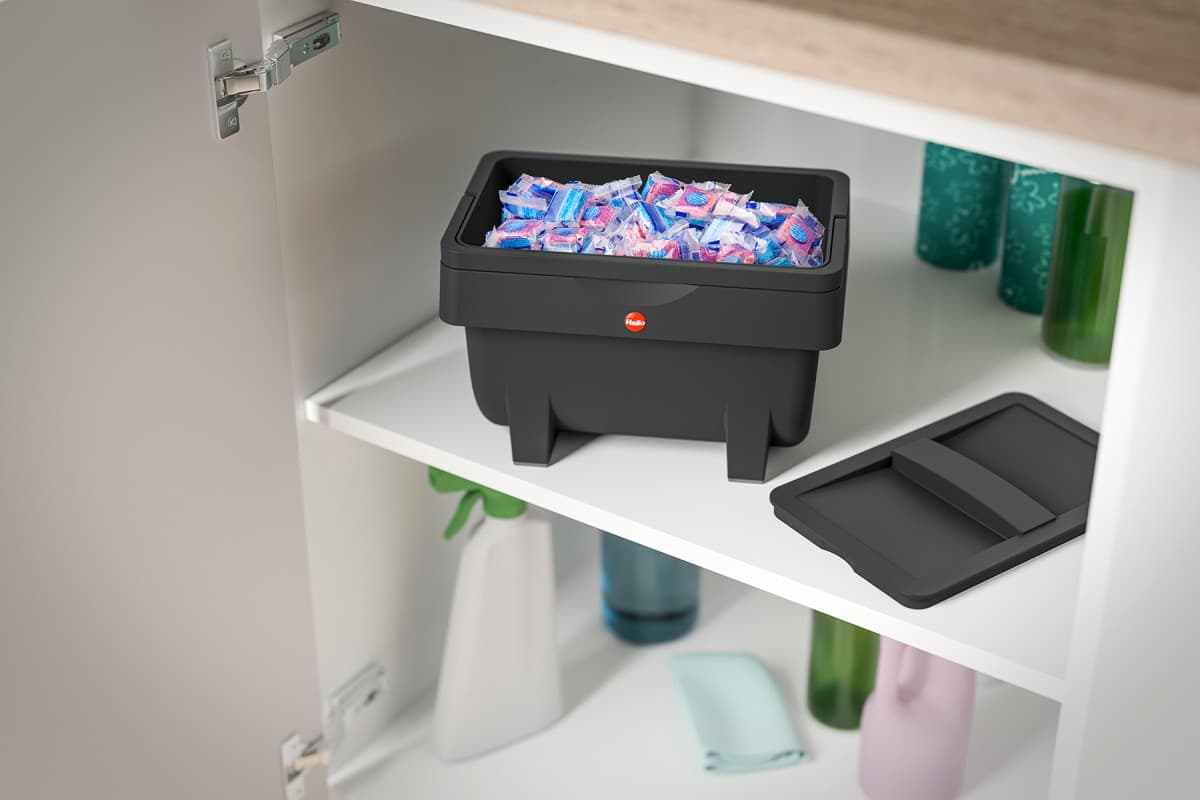 Контейнер для пищевых отходов Hailo ÖkoMini S 4 л, чёрный