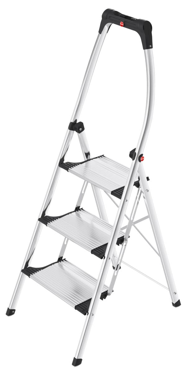 Алюминиевая стремянка Hailo K100 TopLine 3 ступени