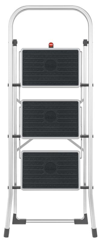 Стремянка Hailo K70 StandartLine сталь+алюминий 3 широкие ступени с ковриком