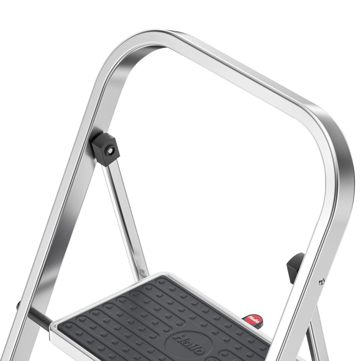 Стремянка Hailo K70 StandartLine сталь+алюминий 3 широкие ступени с ковриком