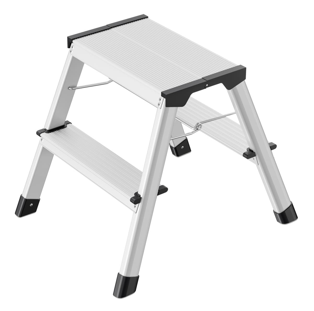 Стремянка-табурет алюминиевая Hailo L90 Step-ke 2х2 ступени