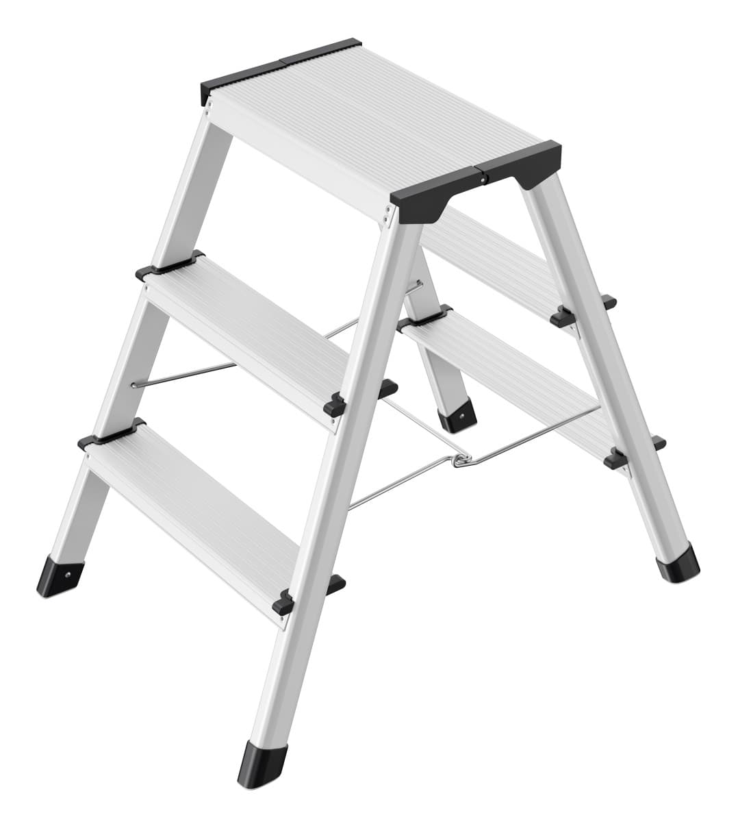 Стремянка алюминиевая Hailo D60 StandardLine 2х3 ступени