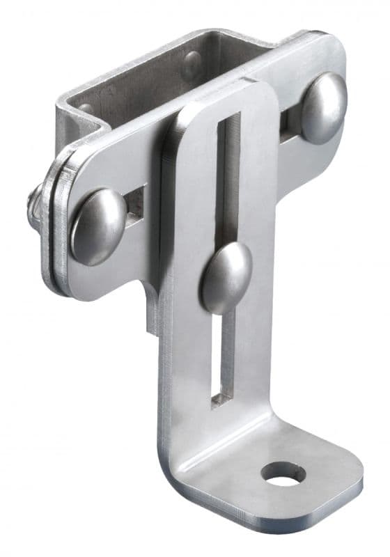 Напольное крепление Hailo для стоек 72х25 мм (горячеоцинко. сталь 1.0037/ASTM A36)