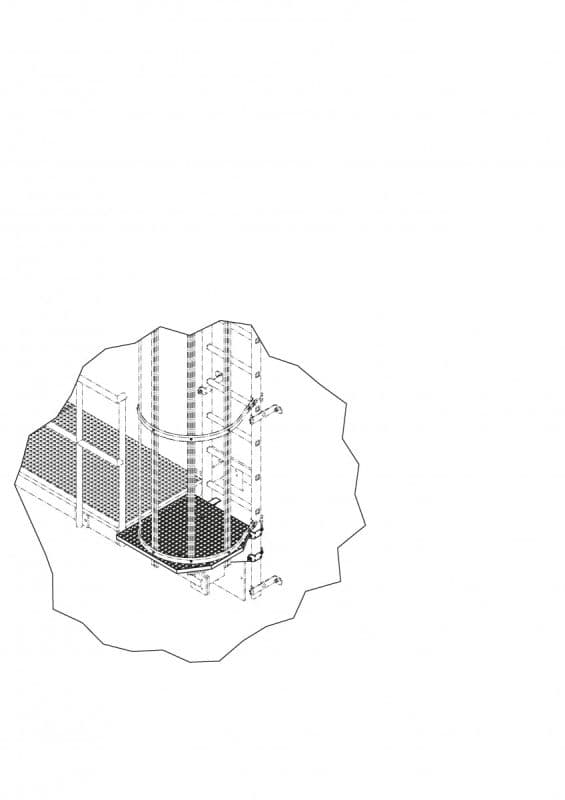 Концевая платформа Hailo (алюминий AlMgSi 0,3)