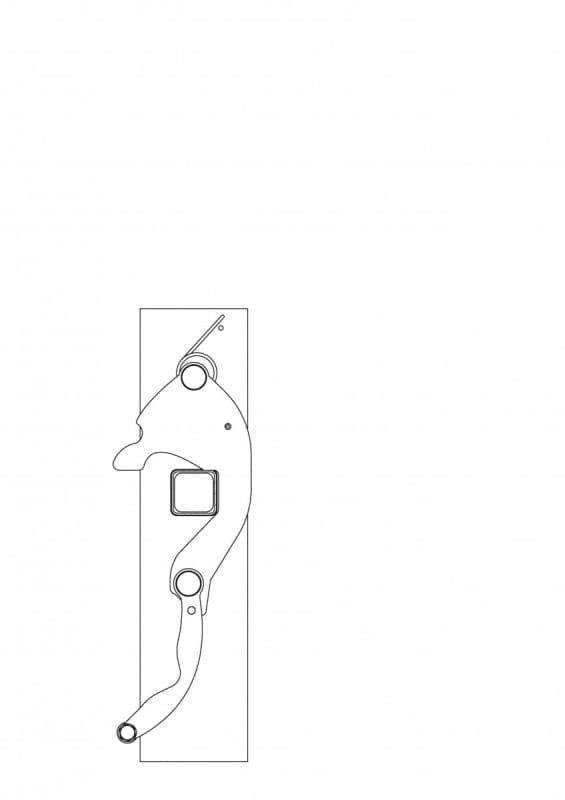 Раздвижная лестница с маятниковым стопорным крюком стойки 72х25 мм Hailo 3,36 м