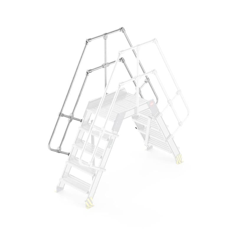 Стационарная мостовая лестница Hailo 45° 3 ступени, шириной 800 мм