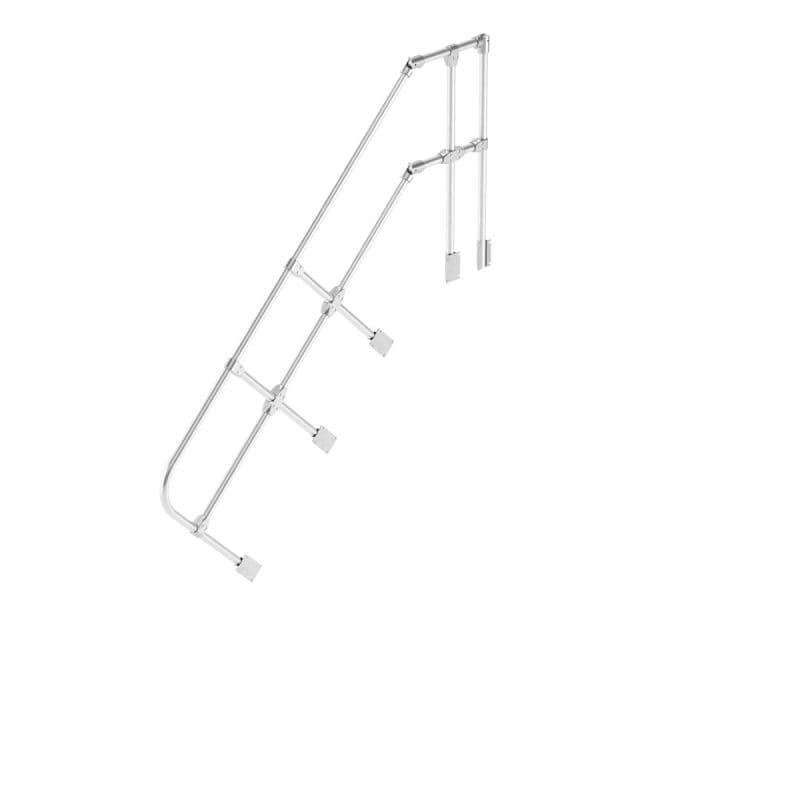 Дополнительный поручень для стационарной лестницы с платформой Hailo 45° 4 ступени