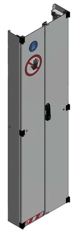 Дверь блокирующая вход на лестницу со стойками 72x25 мм Hailo