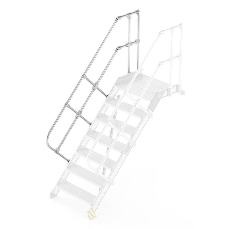 Стационарная лестница с платформой, с опорой на стену Hailo 60° 10 ступеней, шириной 1000 мм