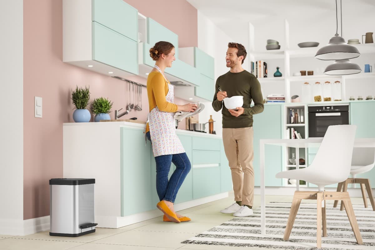 Ведро для Мусора с Педалью Hailo Oko duo Plus M 2х9л