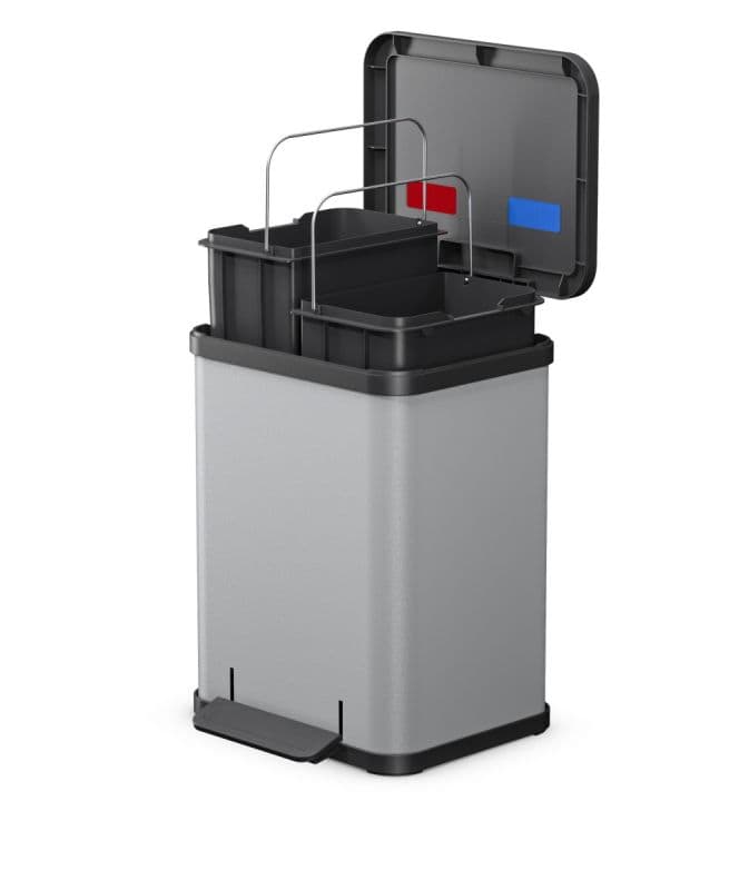 Ведро для Мусора с Педалью Hailo Oko duo Plus M 2х9л