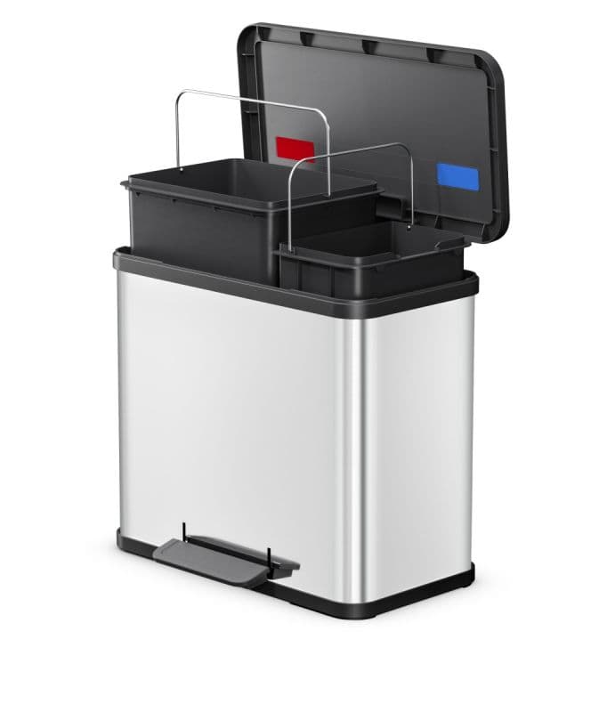 Ведро для Мусора с Педалью Hailo Oko duo Plus L 17+9л