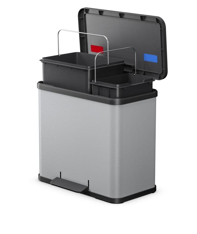 Ведро для Мусора с Педалью Hailo Oko duo Plus L 17+9л