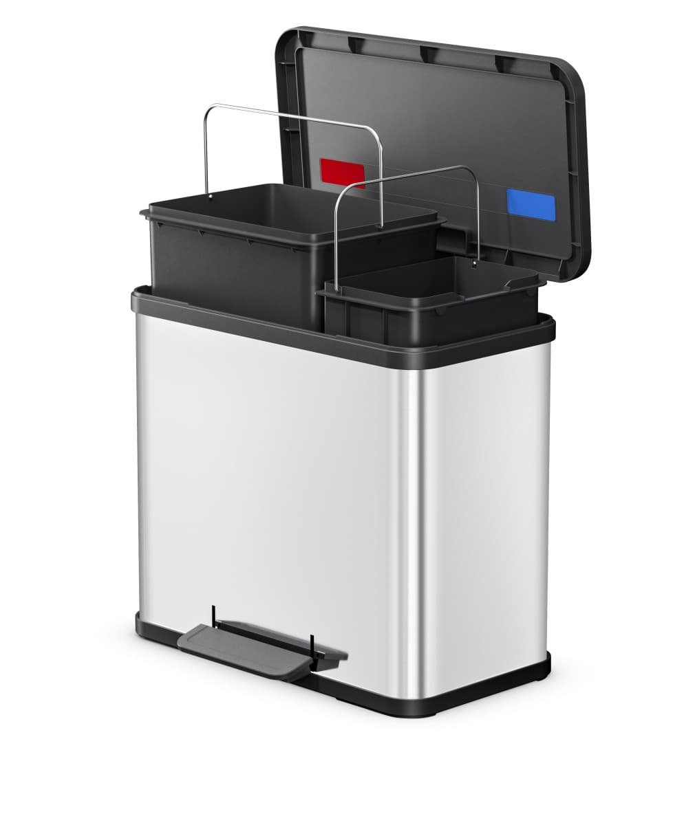 Ведро для Мусора с Педалью Hailo Oko duo Plus L 17+9л