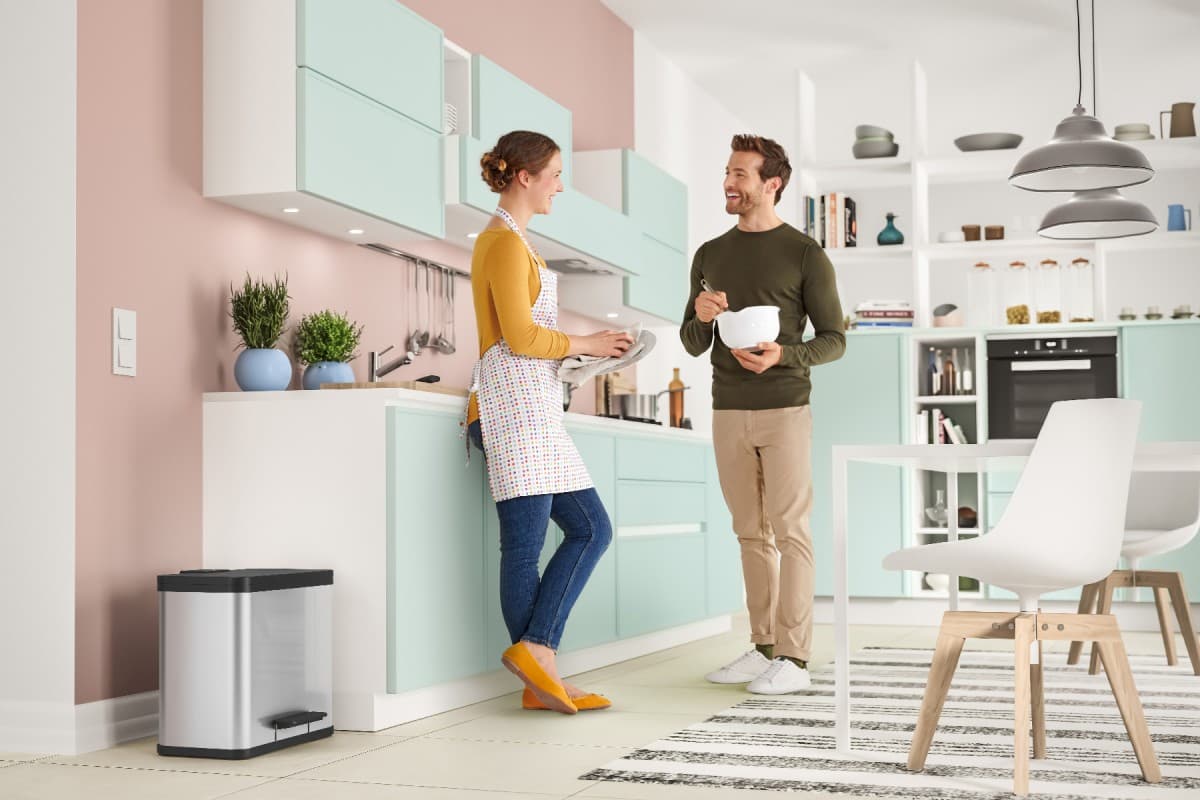 Ведро для Мусора с Педалью Hailo Oko duo Plus L 17+9л