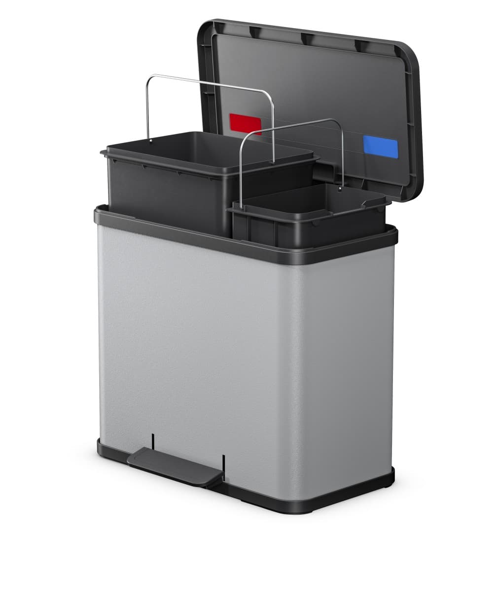Ведро для Мусора с Педалью Hailo Oko duo Plus L 17+9л