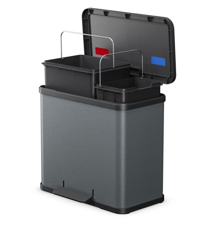 Ведро для Мусора с Педалью Hailo Oko duo Plus L 17+9л