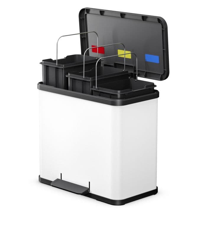 Ведро для мусора с педалью Hailo Oko trio Plus L 3х9л