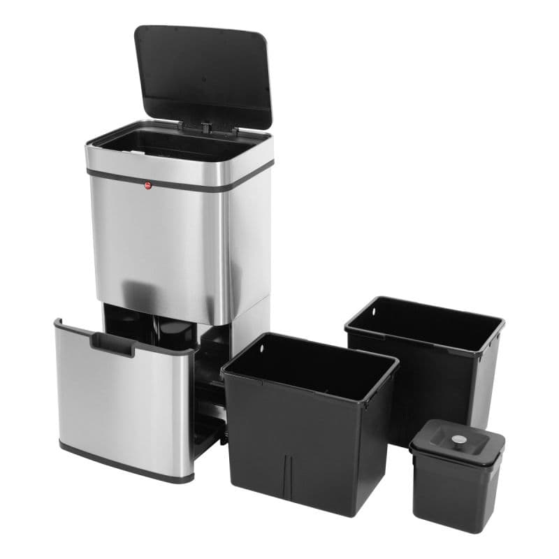 Мусорный контейнер автоматическое открывание крышки, управляемое сенсором Hailo Oko Vario XL 50л