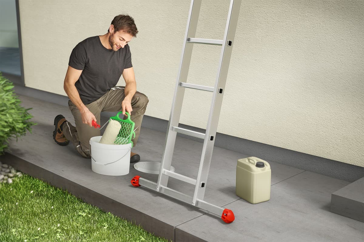 Односекционная лестница Hailo S60 ProfiStep uno 6 ступеней