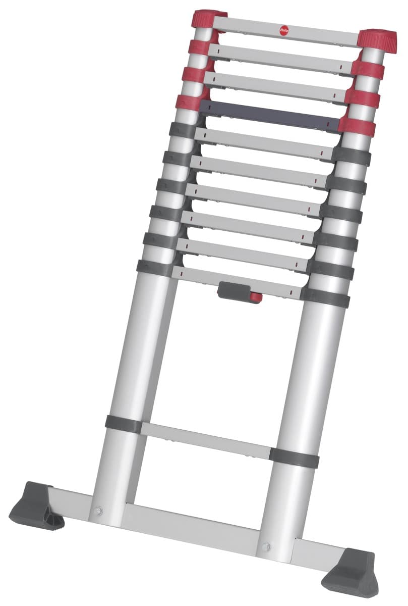 Приставная телескопическая лестница Hailo Flexline 11 ступеней