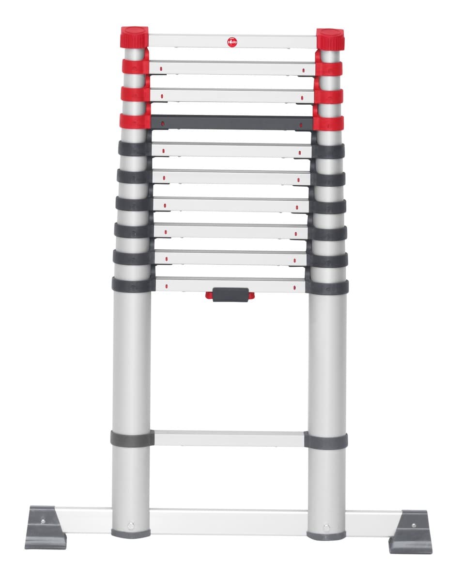 Приставная телескопическая лестница Hailo Flexline 11 ступеней