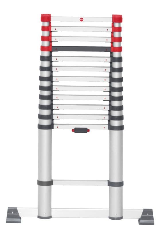 Приставная телескопическая лестница 13 ступеней Hailo Flexline