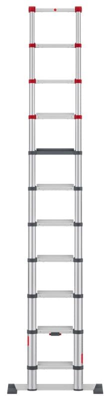 Приставная телескопическая лестница Hailo T100 FlexLine 11 ступеней