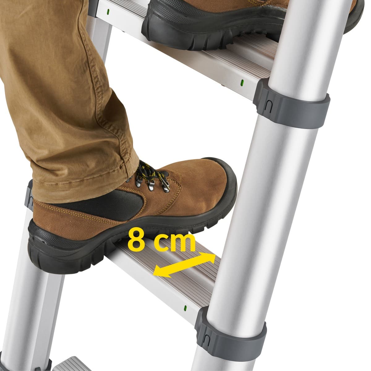 Приставная телескопическая лестница Hailo T100 FlexLine 11 ступеней