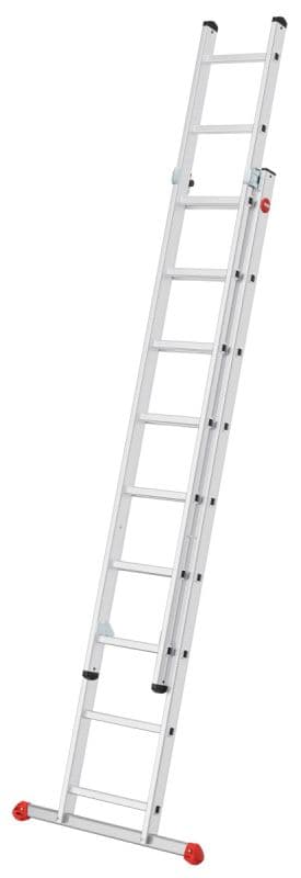 Двухсекционная лестница Hailo S80 ProfiStep duo ступени 2х9