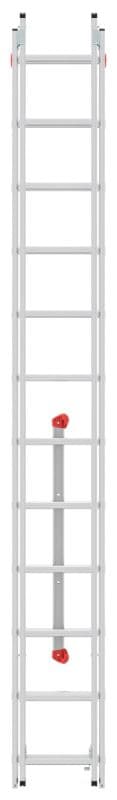 Двухсекционная лестница Hailo S80 ProfiStep duo ступени 2х12