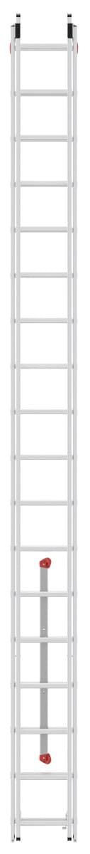 Двухсекционная лестница Hailo S80 ProfiStep duo ступени 2х18