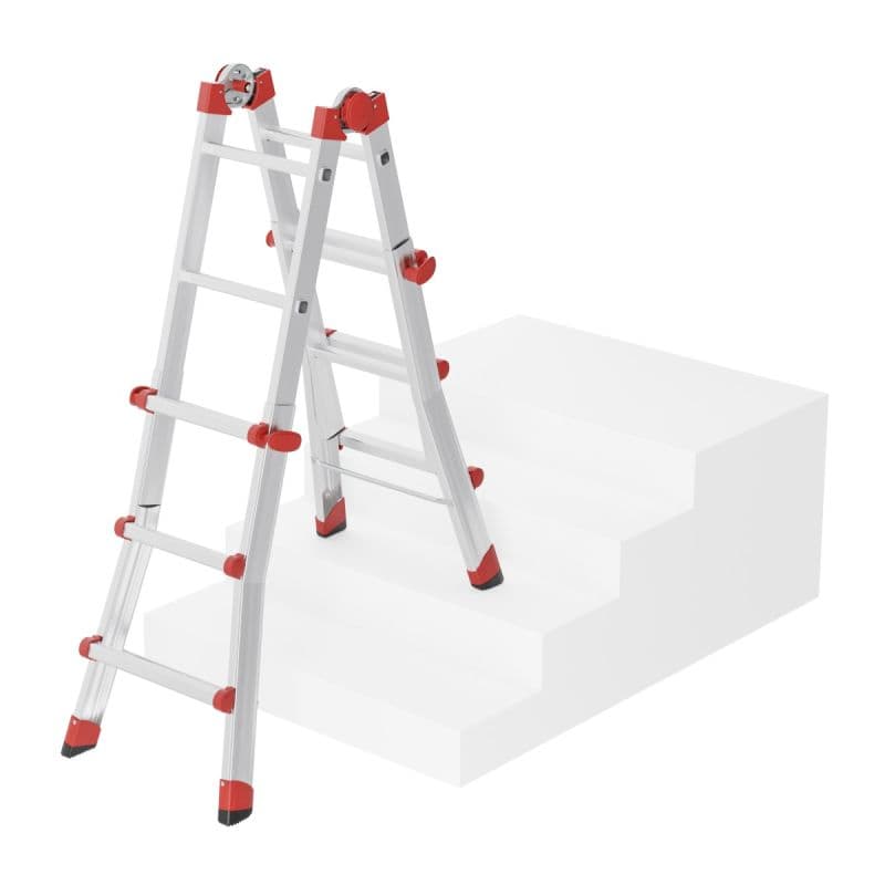 Стремянка телескопическая Hailo M80 ступеней 4x3
