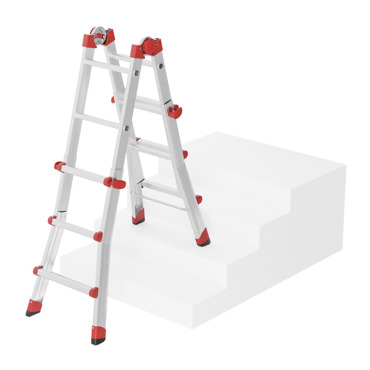 Стремянка телескопическая Hailo M80 ступеней 4x3
