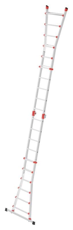 Стремянка телескопическая Hailo M80 ступеней 4x6