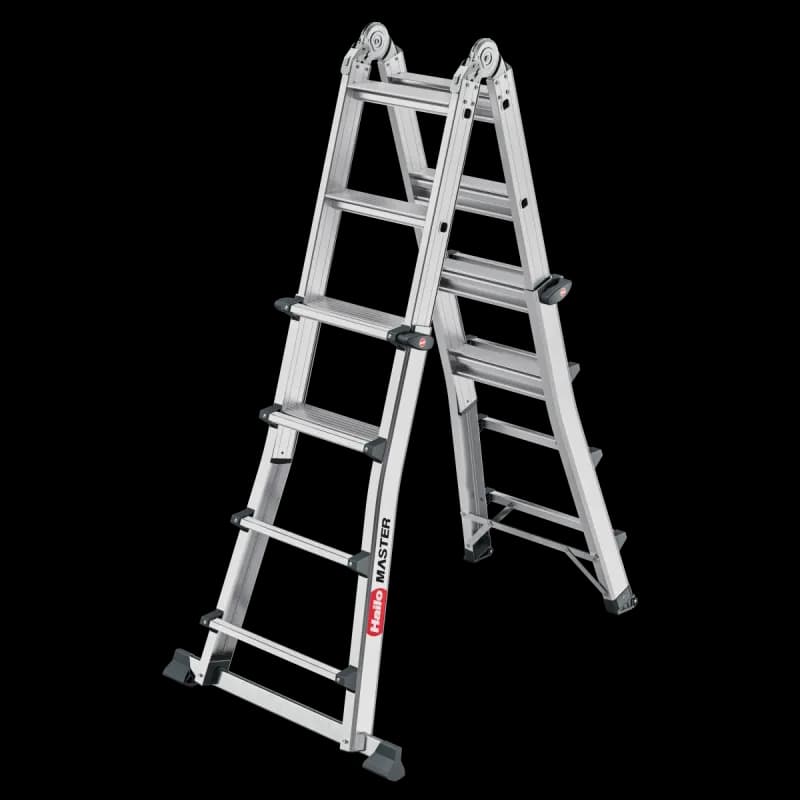 Стремянка телескопическая Hailo M100 4x5 ступени