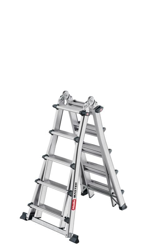 Стремянка телескопическая Hailo M100 4x5 ступени