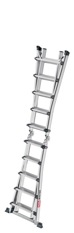 Стремянка телескопическая Hailo M100 4x5 ступени