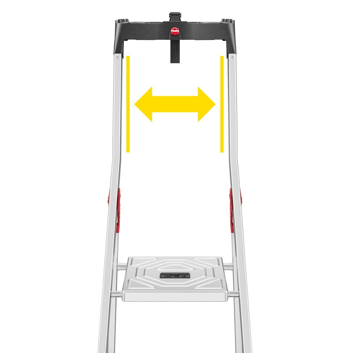 Алюминиевая стремянка Hailo L80 ComfortLine 5 ступеней