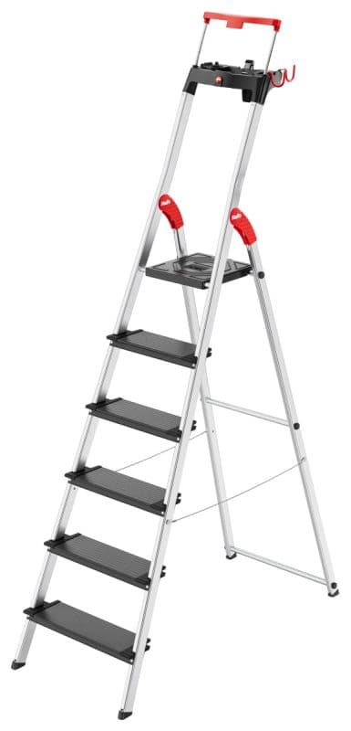 Алюминиевая стремянка Hailo L100 TopLine 6 ступеней