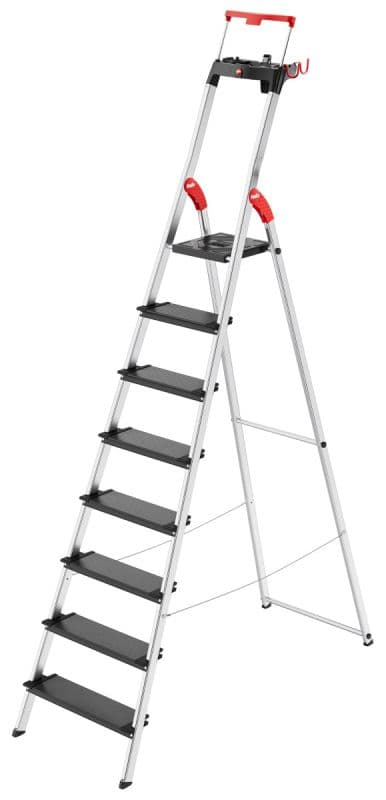Алюминиевая стремянка Hailo L100 TopLine 8 ступеней
