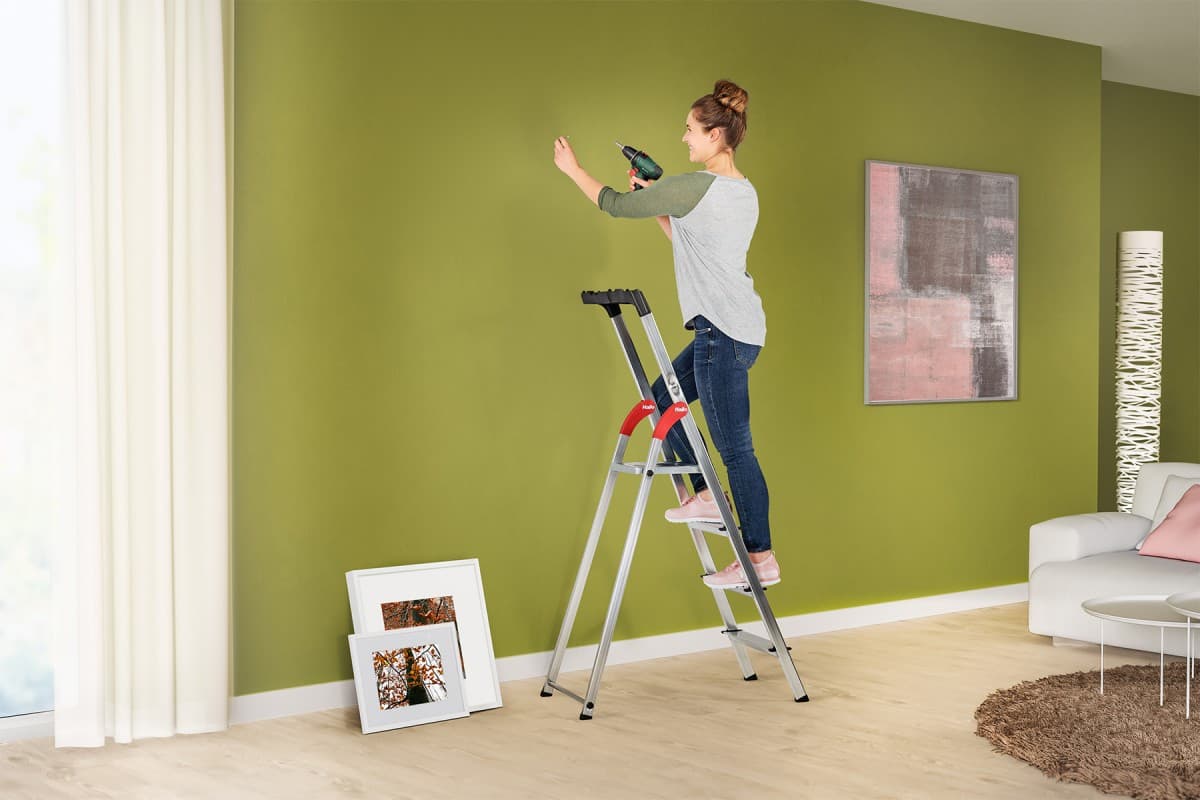 Алюминиевая стремянка Hailo L60 StandardLine 3 ступени