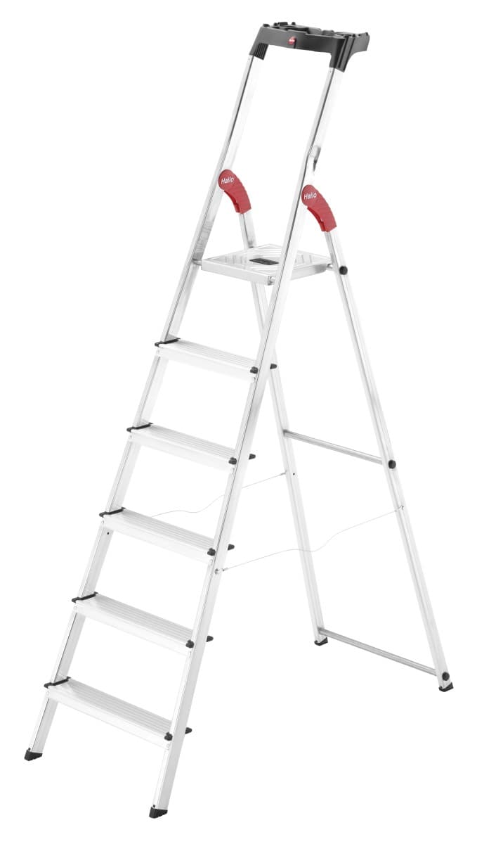 Алюминиевая стремянка Hailo L60 StandardLine 6 ступеней
