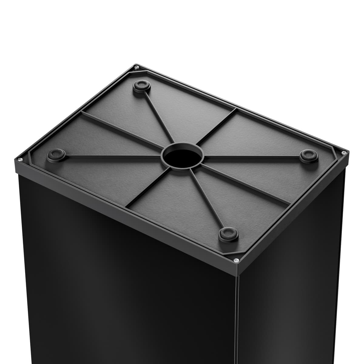Ведро для мусора Hailo Big-Box Swing L 35л (чёрный)