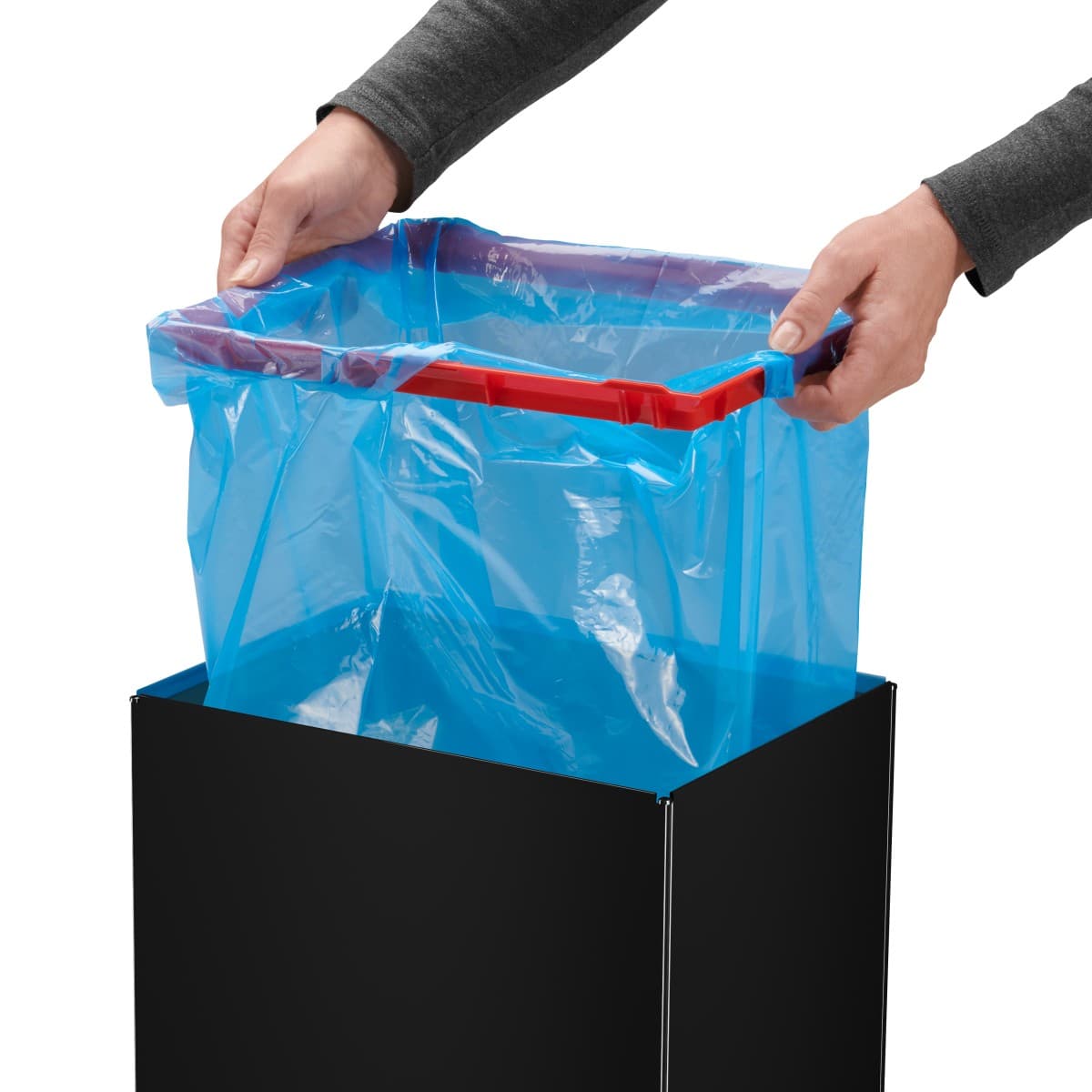 Ведро для мусора Hailo Big-Box Swing L 35л (чёрный)