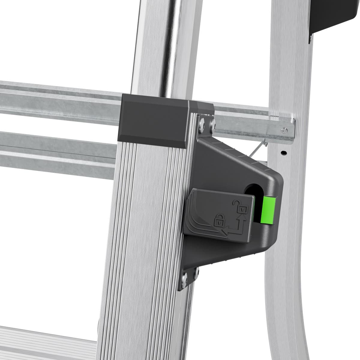 Стремянка телескопическая Hailo TL100 TopLine 5 ступеней